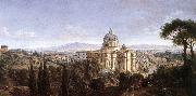 WITTEL, Caspar Andriaans van The St Peter s in Rome Spain oil painting artist